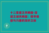 十二星座之天蝎座-深邃之谜天蝎座：探寻情感与力量的交织之旅