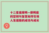 十二星座摩羯—摩羯座的坚韧与智慧如何引领人生道路的成功与成长