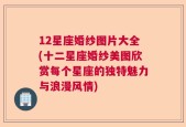 12星座婚纱图片大全(十二星座婚纱美图欣赏每个星座的独特魅力与浪漫风情)