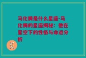 马化腾是什么星座-马化腾的星座揭秘：他在星空下的性格与命运分析