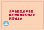自来也星座,自来也星座的神秘力量与命运交织探秘之旅