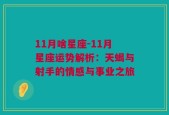 11月啥星座-11月星座运势解析：天蝎与射手的情感与事业之旅